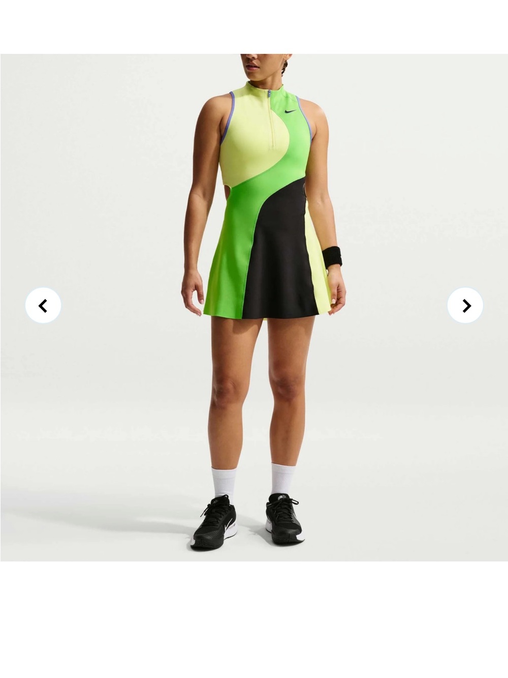 Nike Two-Tone Lime & Green tennis dress